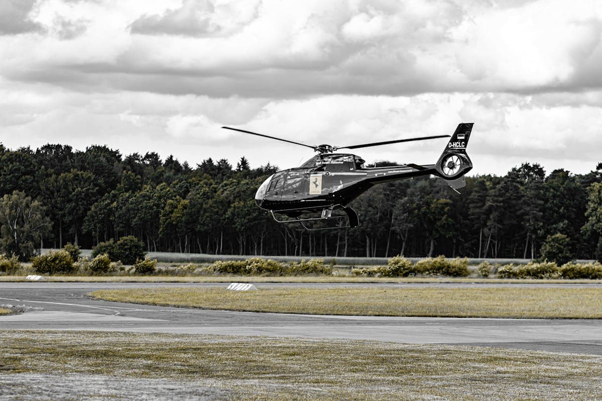 Helicopter transfer London Heliport