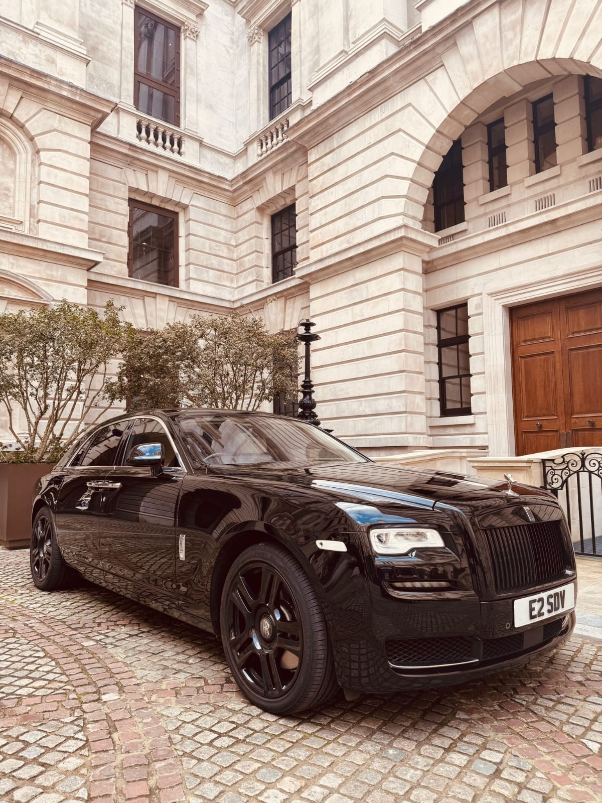 Rolls-Royce Ghost Black Badge — armoured security vehicle London, unmarked close protection transport