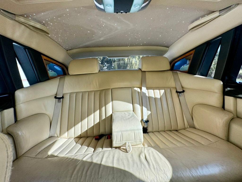 Rolls-Royce Ghost rear interior — effortless chauffeur reservation process London