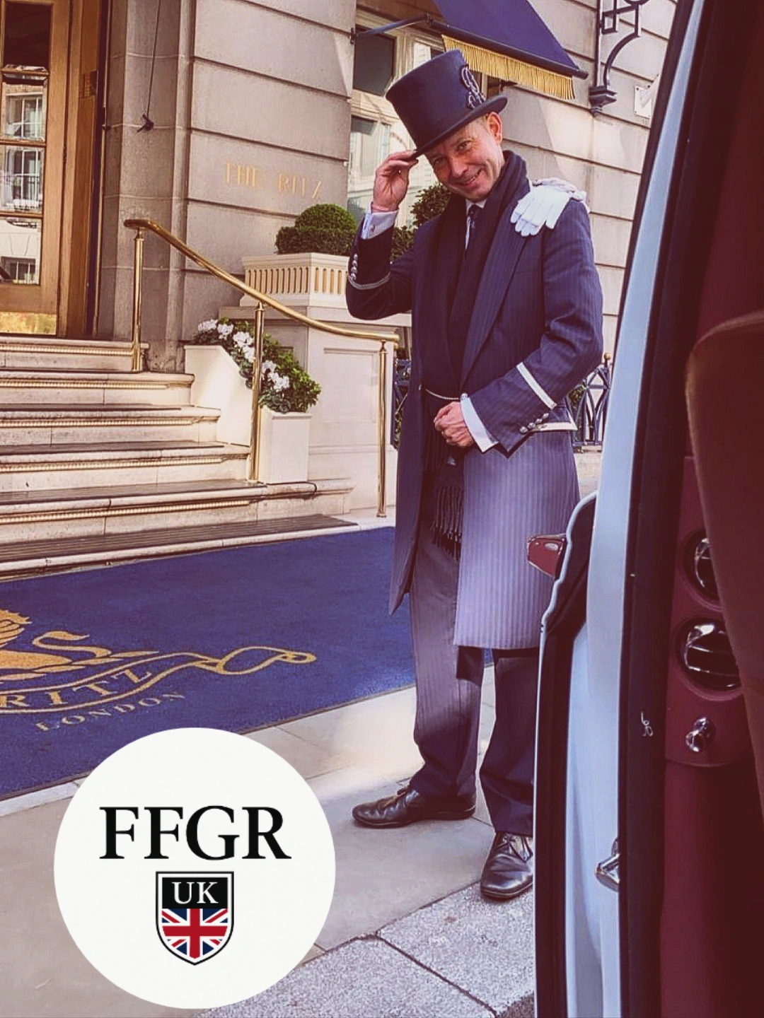 Ritz Hotel London doorman — FFGR London born in London built for excellence